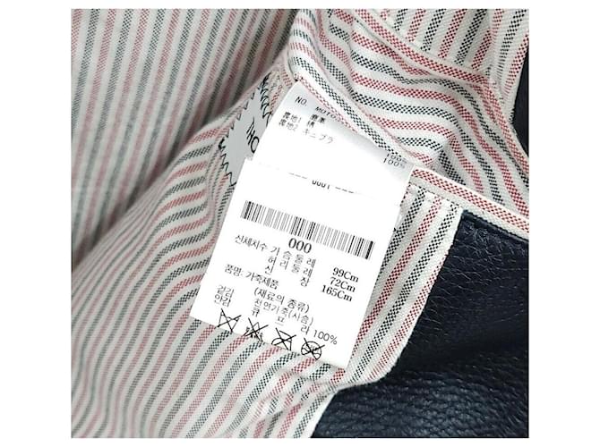 Thom Browne Giacca con cappuccio e bracciali in pelle Nero - vista 8