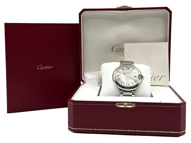 Cartier Relógio Ballon Bleu em aço Branco - vista 8