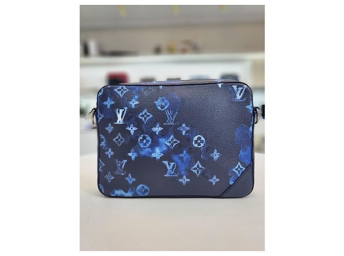 Louis Vuitton Borsa a tracolla Messenger Water Trio Blu - vista 12