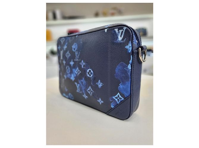 Louis Vuitton Borsa a tracolla Messenger Water Trio Blu - vista 14