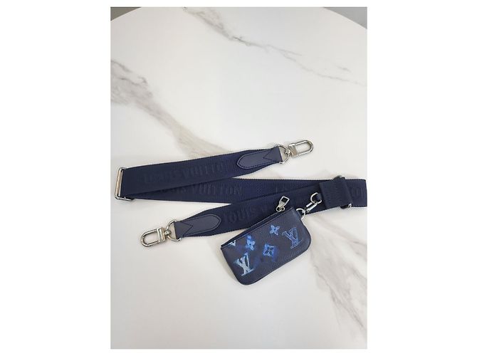 Louis Vuitton Borsa a tracolla Messenger Water Trio Blu - vista 23