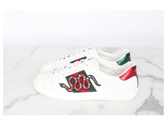 Gucci Baskets Ace brodées Multicolore - vue 4