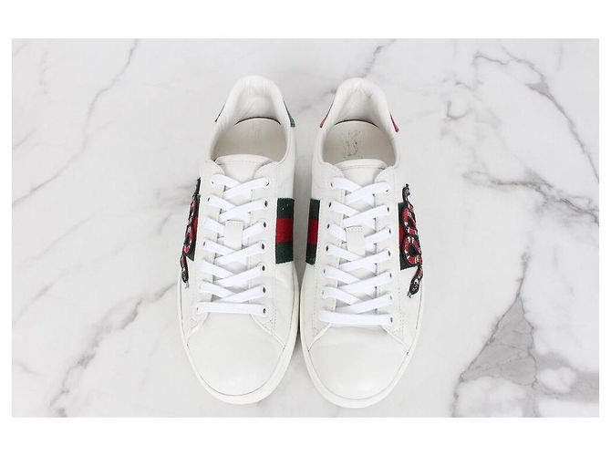 Gucci Baskets Ace brodées Multicolore - vue 7