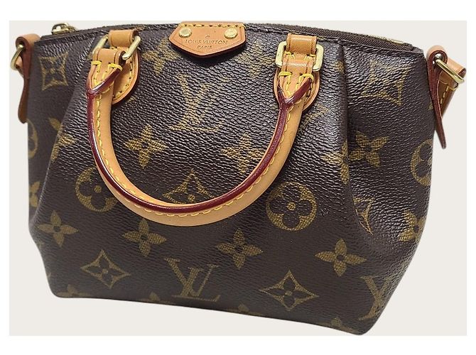 Louis Vuitton Borsa a tracolla Monogram Nano Turenne Marrone - vista 2