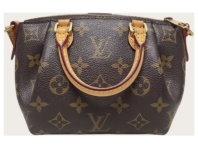 Louis Vuitton Borsa a tracolla Monogram Nano Turenne Marrone - vista 5
