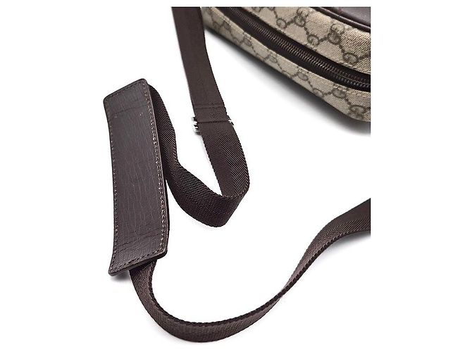 Gucci Borsa Messenger Supreme Marrone - vista 5