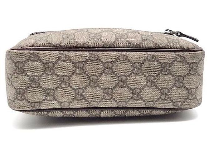 Gucci Borsa Messenger Supreme Marrone - vista 7