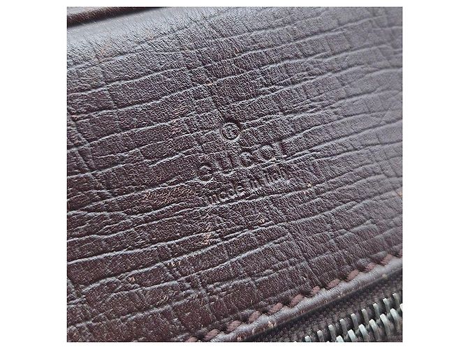 Gucci Borsa Messenger Supreme Marrone - vista 8
