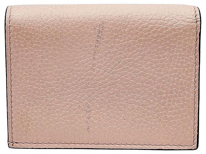 Gucci Tarjetero de piel rosa con estampado animal bee - vista 4