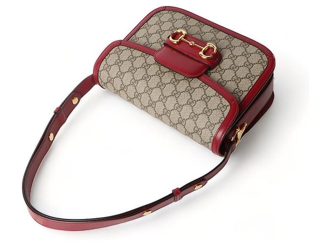 Horsebit 1955 Gucci Borsa a tracolla GG Supreme Horsebit - vista 4