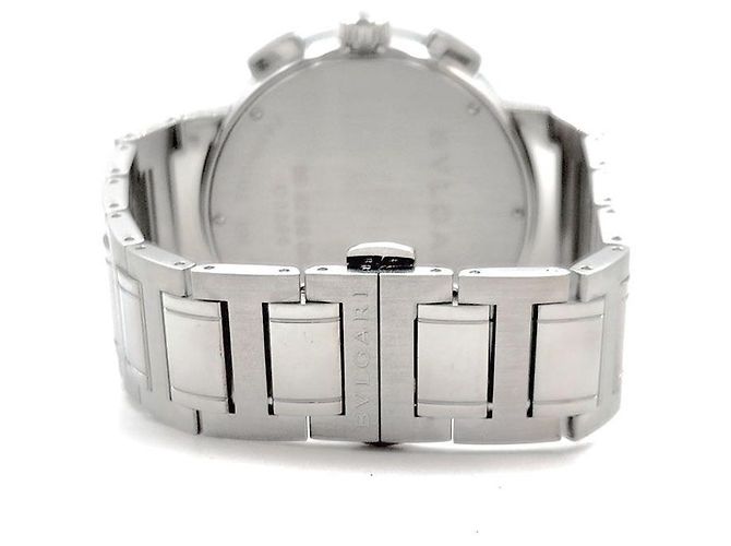 Bulgari Relógio BB Chrono Steel Preto - vista 4
