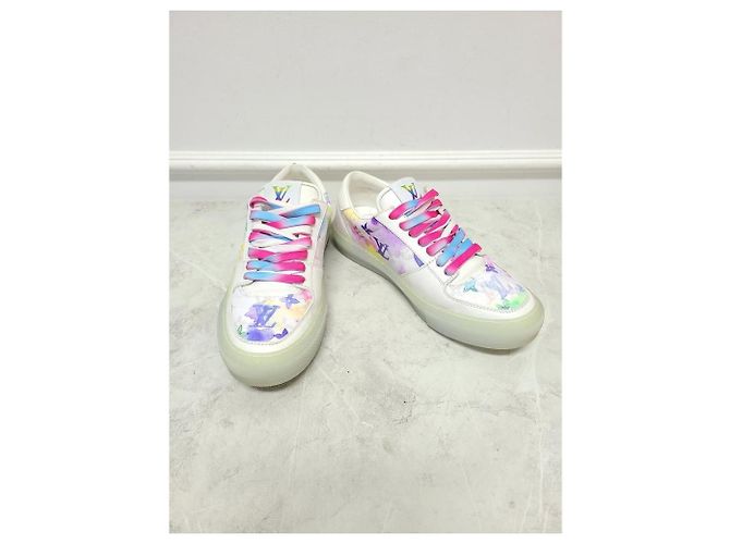 Louis Vuitton Tênis Oly Monograma Aquarelado Multicor - vista 3