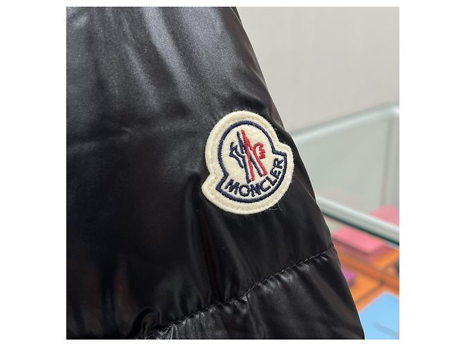 Kurze Moncler Abbadia Daunenjacke Schwarz - Ansicht 6