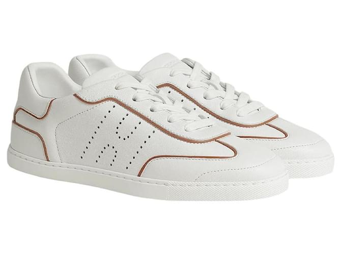 Hermès Sneaker abbinate da donna Bianco - vista 4