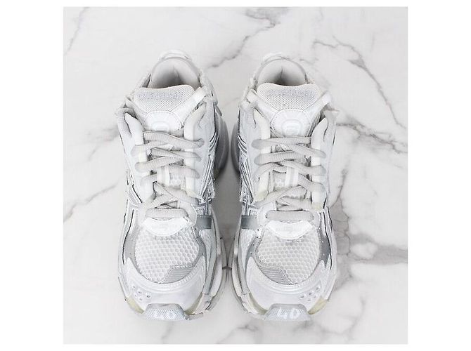 Balenciaga Sneakers Runner Argento - vista 7