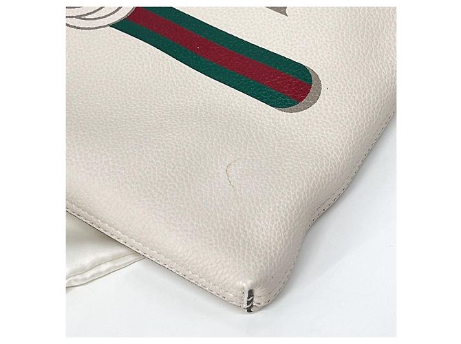 Gucci Clutch Bianca Bianco - vista 8