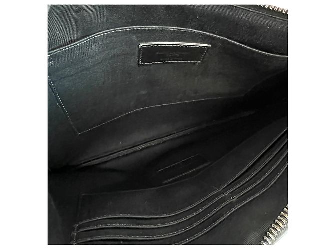 Saint Laurent Clutch Monogram Black Nero - vista 10