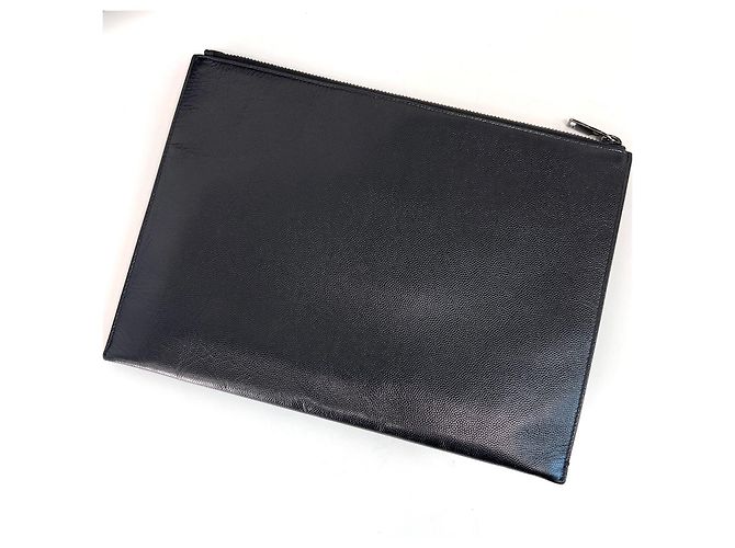 Saint Laurent Clutch Monogram Black Nero - vista 5