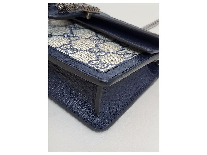 Gucci Borsa a tracolla Dionysus GG Super Mini Beige Blue - vista 17