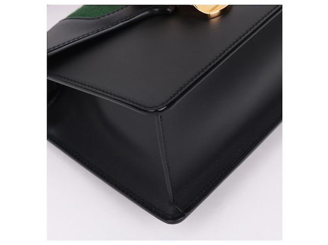 Gucci Mini borsa a tracolla a due tracolle Sylvie nera Nero - Ansicht 11