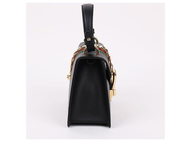 Gucci Mini borsa a tracolla a due tracolle Sylvie nera Nero - Ansicht 5