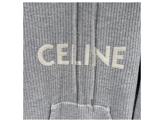 Céline Grauer Strick-Kapuzenpullover aus Rippwolle Braun - Ansicht 5