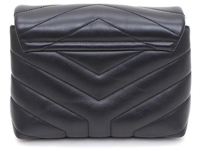 Saint Laurent Borsa a Spalla e Borsa a Tracolla Monogram Mini Loulou Toy Nero - vista 3