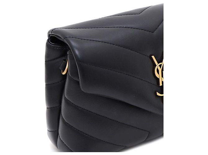 Saint Laurent Borsa a Spalla e Borsa a Tracolla Monogram Mini Loulou Toy Nero - vista 4