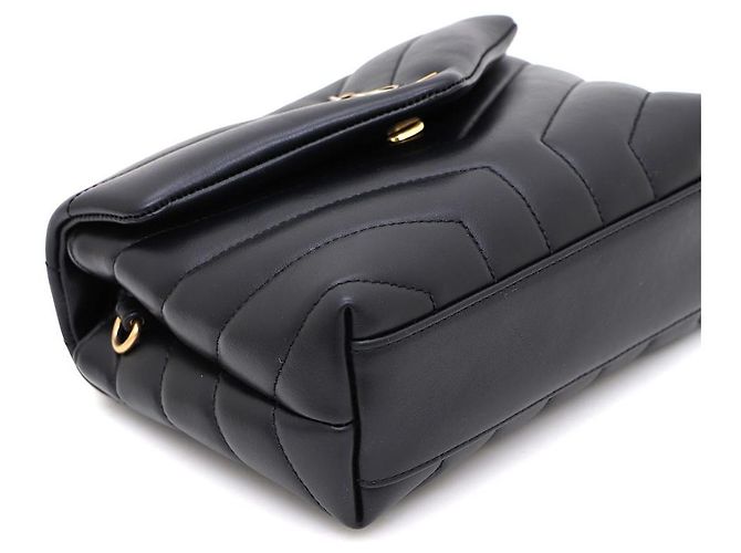 Saint Laurent Borsa a Spalla e Borsa a Tracolla Monogram Mini Loulou Toy Nero - vista 5