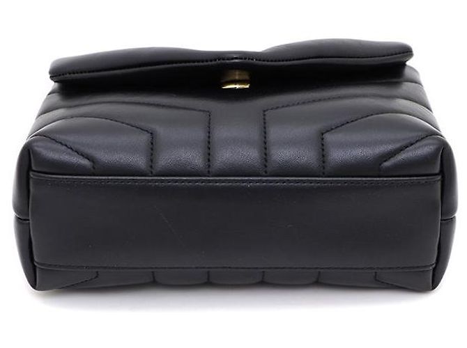 Saint Laurent Borsa a Spalla e Borsa a Tracolla Monogram Mini Loulou Toy Nero - vista 6