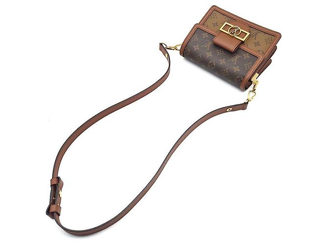 Louis Vuitton Monogram Mini Dauphine Braun - Ansicht 4