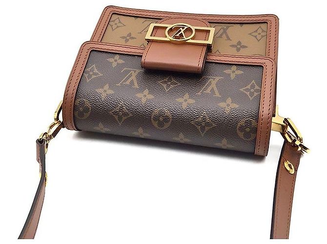 Louis Vuitton Monogram Mini Dauphine Braun - Ansicht 6