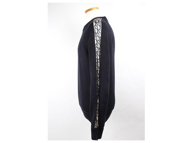 Dior Oblique Insert Knit Black - vista 3