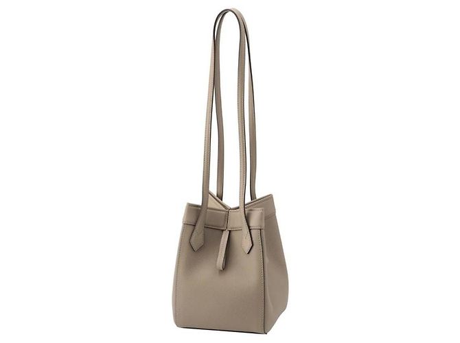 Fendi Mini borsa in pelle Origami Marrone - vista 5