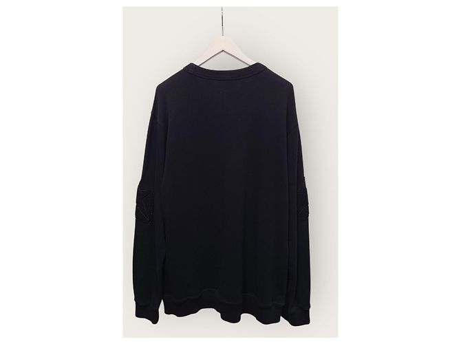 Burberry Vintage-Sweatshirt mit schwarzer Logo-Stickerei - Ansicht 4