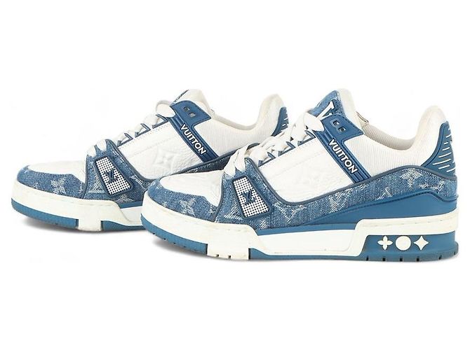 Louis Vuitton Denim LV Trainer Sneaker Größe Mehrfarben - Ansicht 4