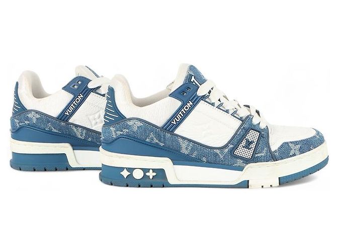 Louis Vuitton Denim LV Trainer Sneaker Größe Mehrfarben - Ansicht 5