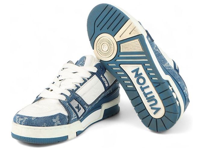 Louis Vuitton Denim LV Trainer Sneaker Größe Mehrfarben - Ansicht 7