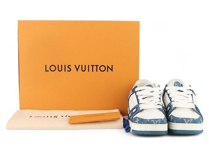 Louis Vuitton Denim LV Trainer Sneaker Größe Mehrfarben - Ansicht 8