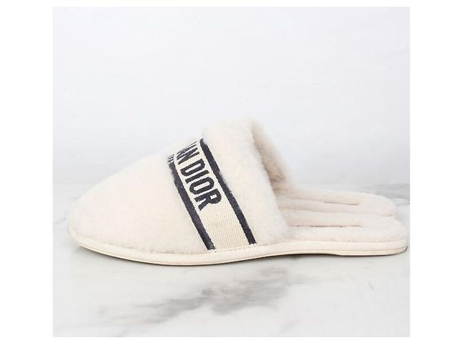 Dior Sandali Mule in Shearling Multicolore - vista 4