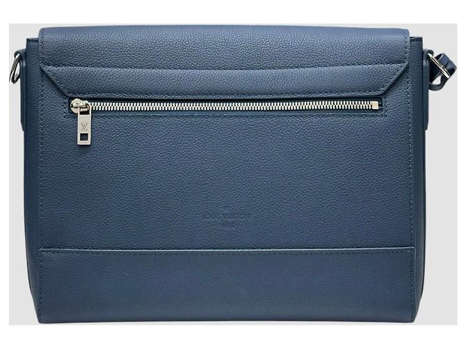 Louis Vuitton Borsa Messenger Aerogram Blue - vista 10