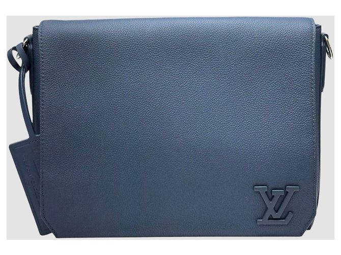 Louis Vuitton Borsa Messenger Aerogram Blue - vista 2