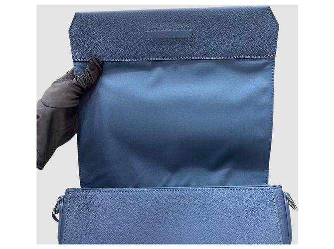 Louis Vuitton Borsa Messenger Aerogram Blue - vista 6