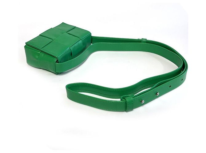 Bottega Veneta Mini borsa Candy Cassette Parakeet Green Verde - vista 10