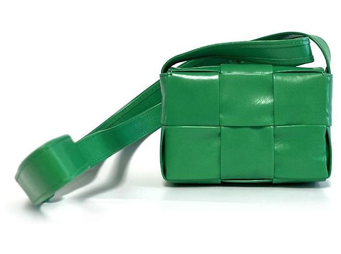 Bottega Veneta Mini borsa Candy Cassette Parakeet Green Verde - vista 4