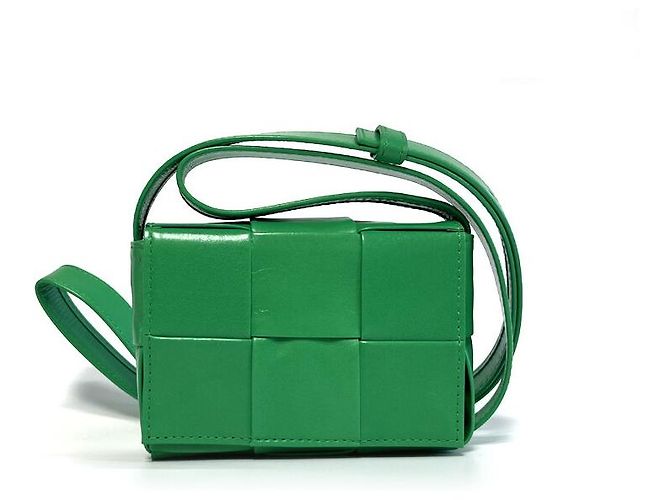 Bottega Veneta Mini borsa Candy Cassette Parakeet Green Verde - vista 5