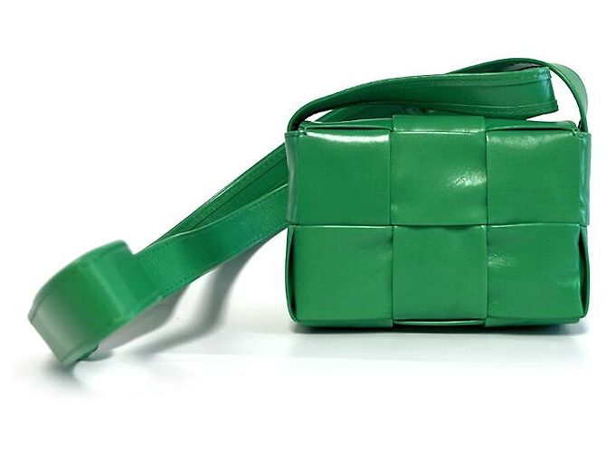 Bottega Veneta Mini borsa Candy Cassette Parakeet Green Verde - vista 9
