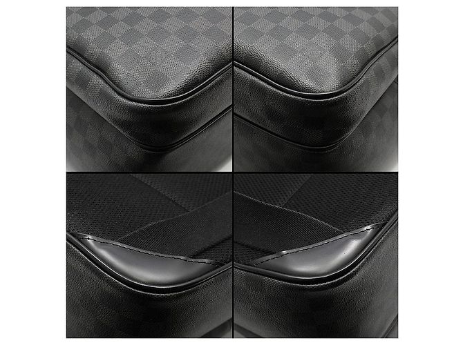 Louis Vuitton Zaino Michael Damier Graphite Marrone - vista 11