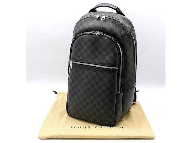Louis Vuitton Zaino Michael Damier Graphite Marrone - vista 2