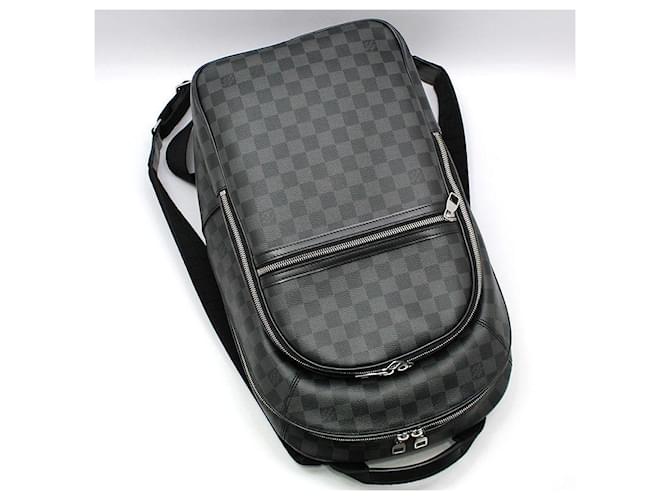 Louis Vuitton Zaino Michael Damier Graphite Marrone - vista 4